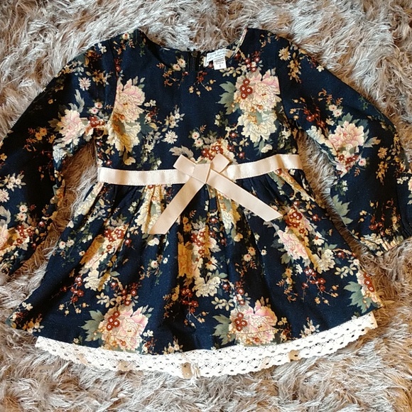 Richie House Other - Richie House navy vintage style dress 2T